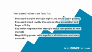 Increased value provides increased opportunities