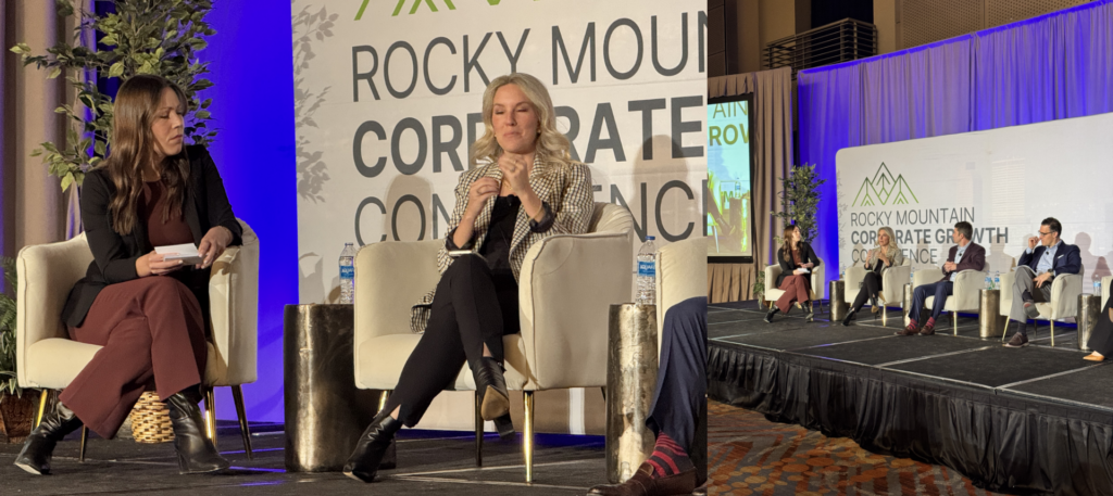 Ashton Belk and Abby Fraser at the panel