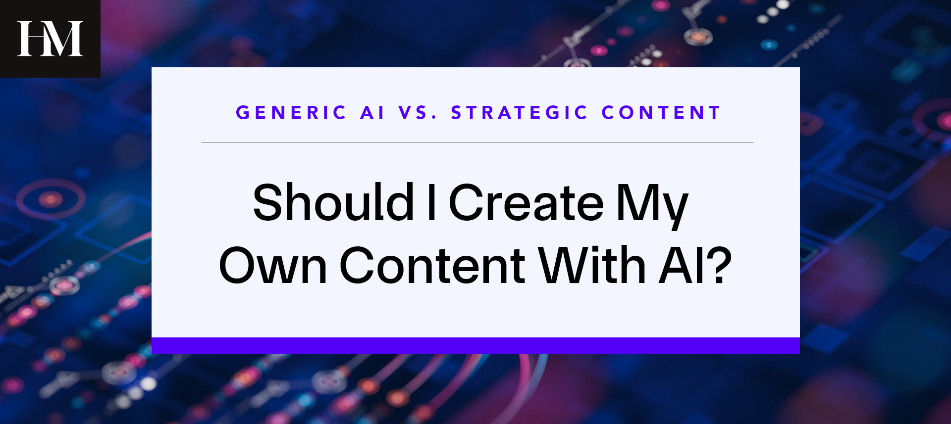 Should I Create My Own Content With AI?